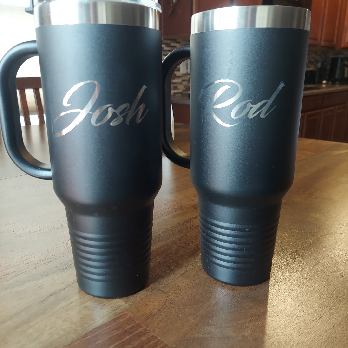40 oz Tumbler - Laser engraved & Personalized