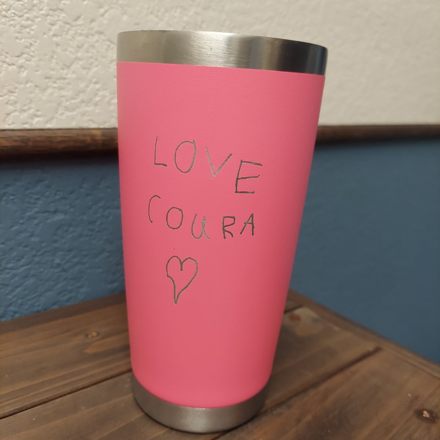 20 oz tumbler - Laser Engraved & Personalized