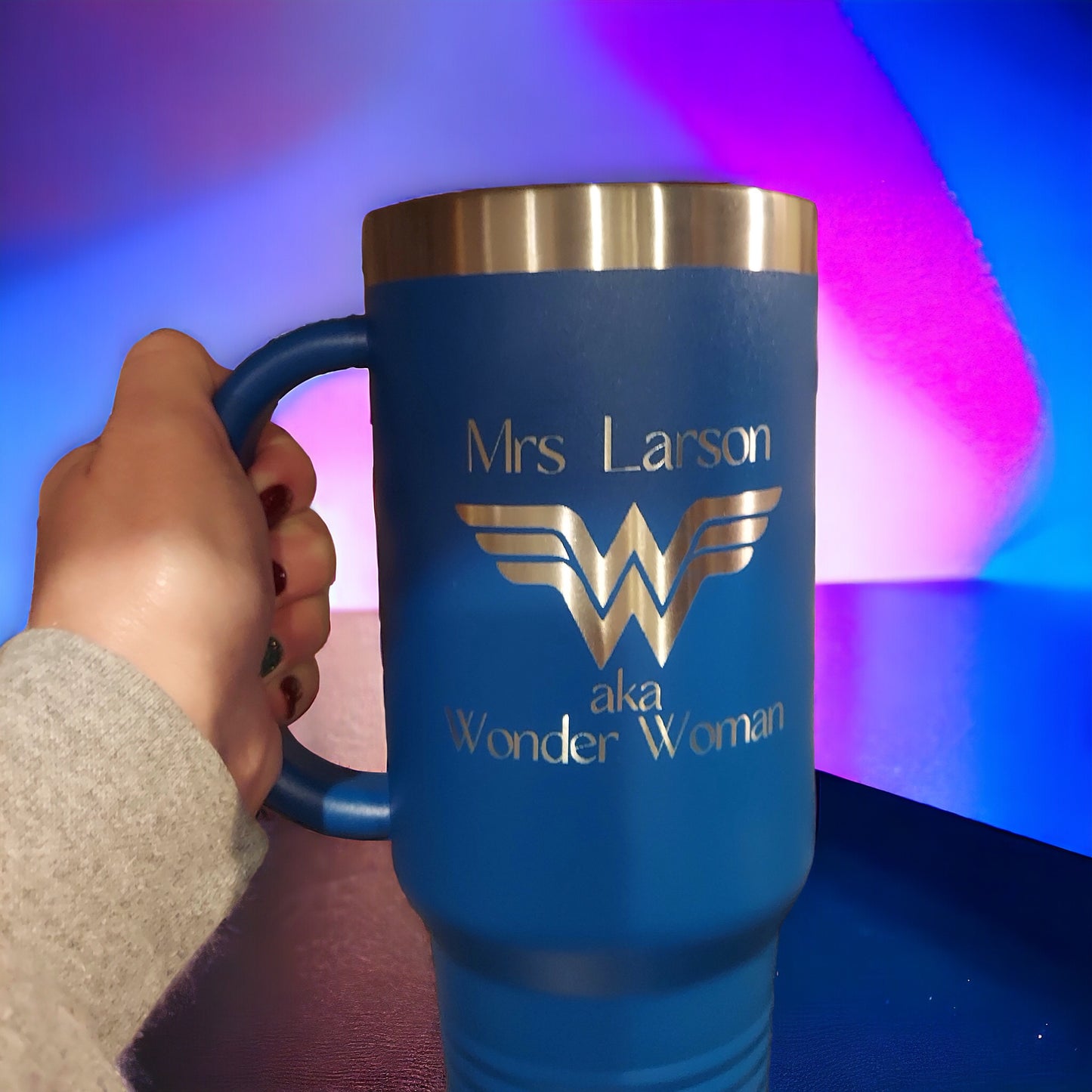 40 oz Tumbler - Laser engraved & Personalized