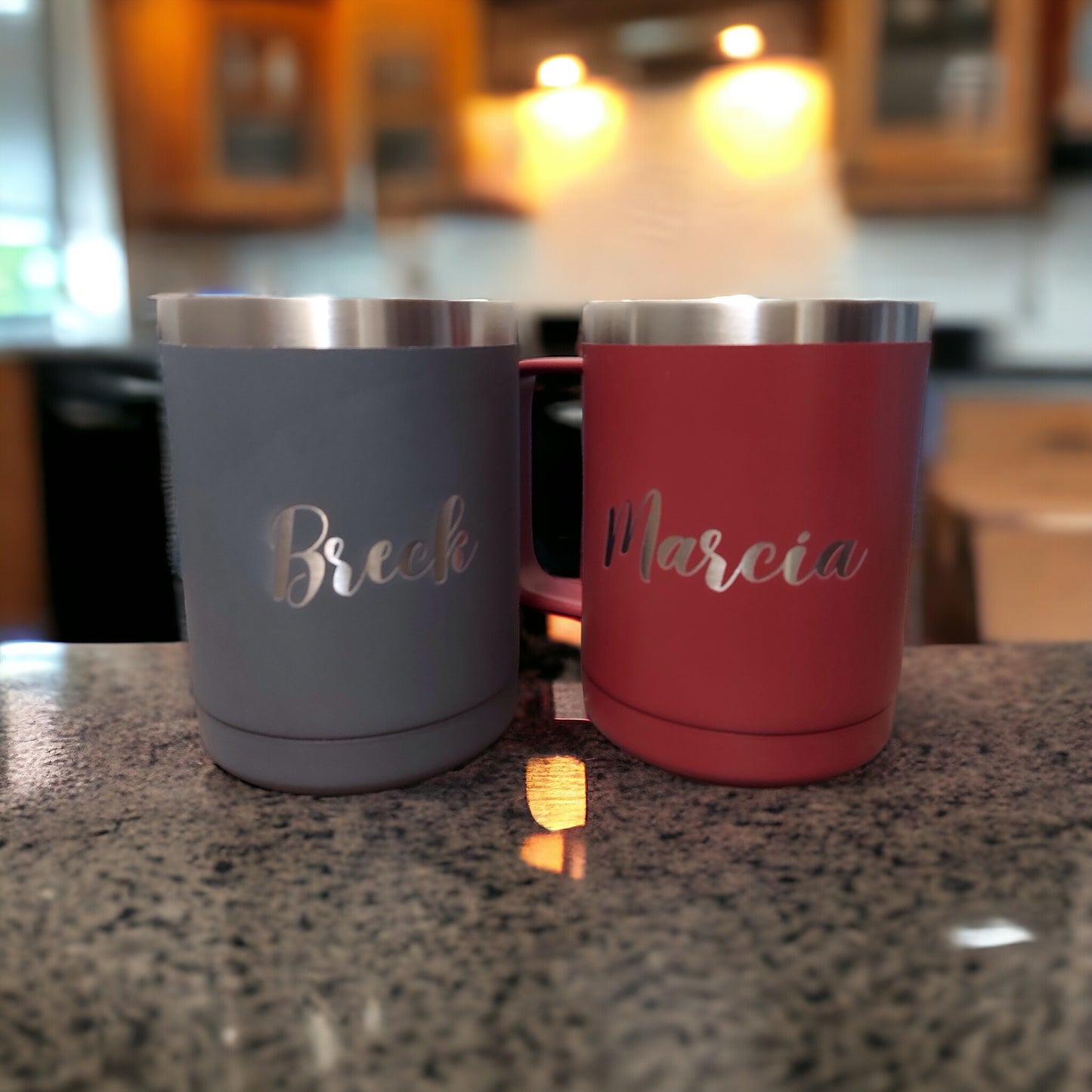 15 oz Coffee Tumbler - Laser engraved & Personalized