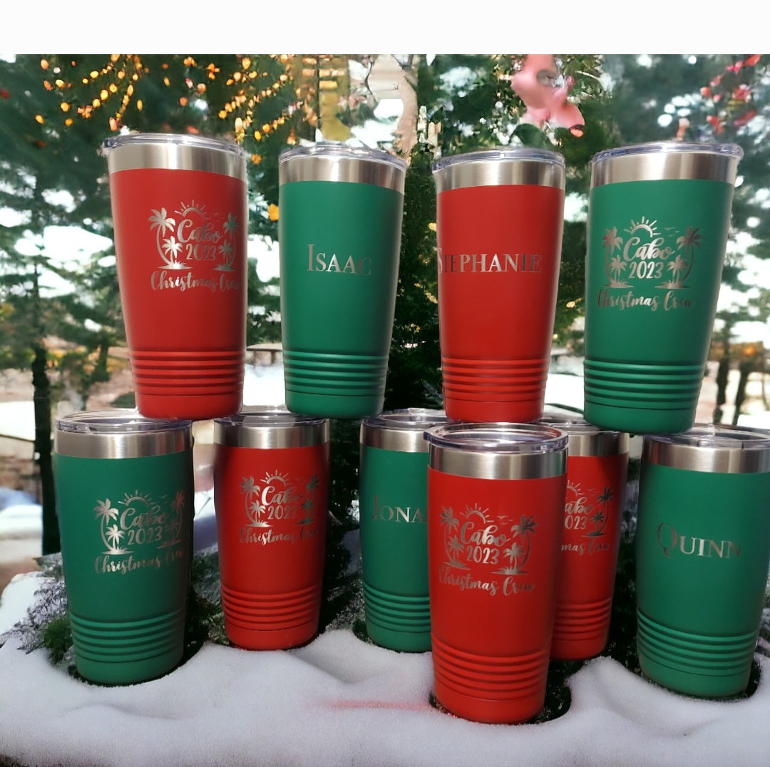 20 oz tumbler - Laser Engraved & Personalized