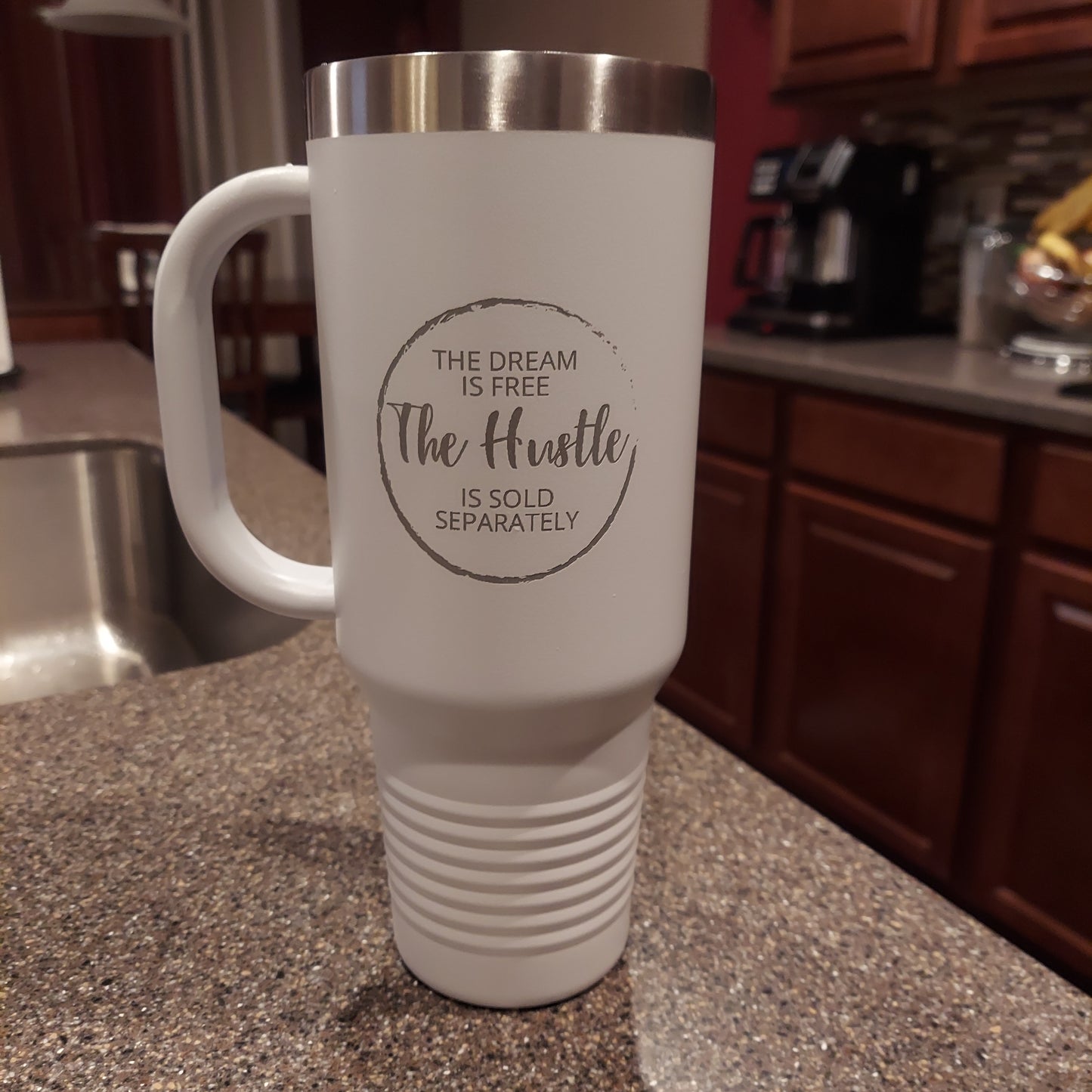 40 oz Tumbler - Laser engraved & Personalized