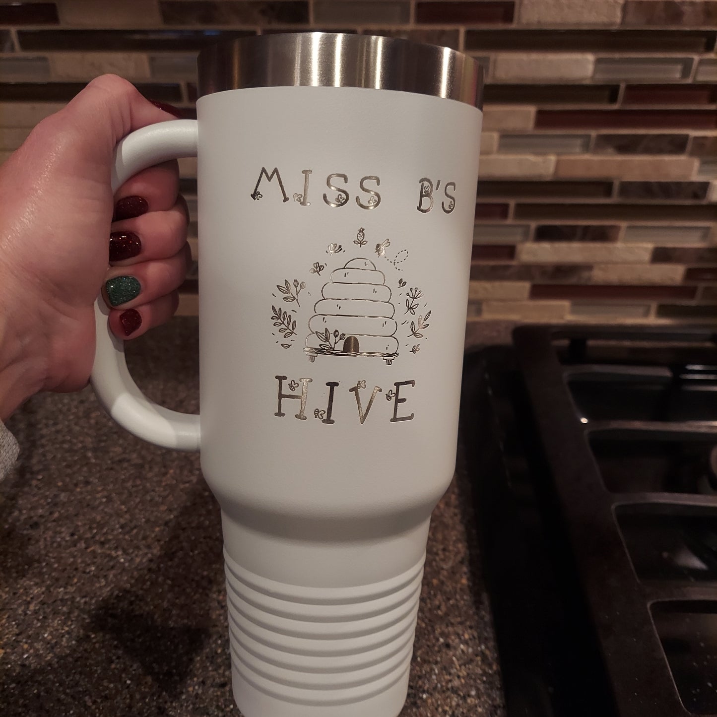 40 oz Tumbler - Laser engraved & Personalized