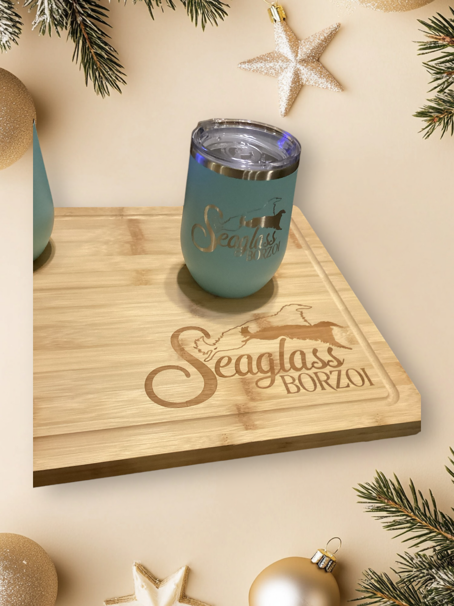 12 oz wine tumbler - Laser engraved & Personalized